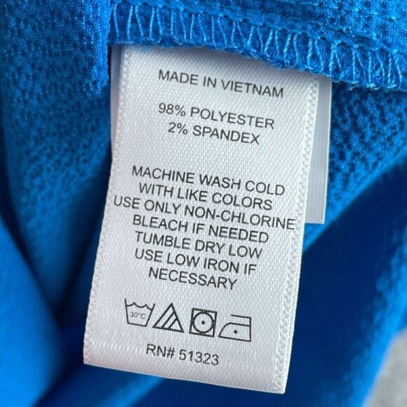 Sleeveless Collared Blouse By CeCe In Santorini Sky Blue Size M NWT 5637 - Picture 4 of 10